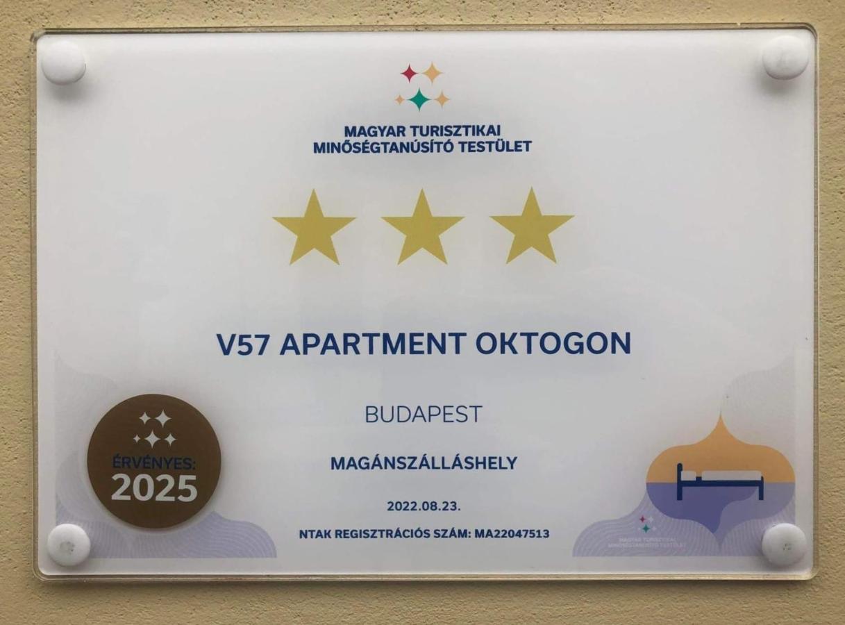 V57 Apartment Oktogon Budapest Eksteriør billede